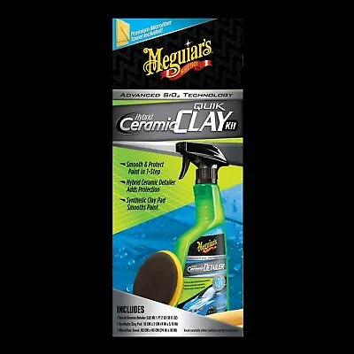 Meguiars G200200 Hybrid Ceramic Detailer Quik Clay Kit • $15