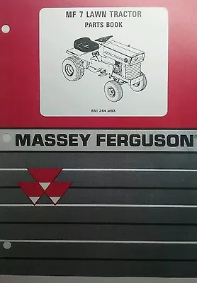 $231.78 • Buy Massey Ferguson MF 7 Lawn Garden Tractor & Implements Parts Catalog Manual Hp