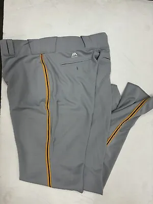 Pittsburgh Pirates Majestic Gray Flex Base Pants 40x36 Pants New Blowout Sale! • $54.99