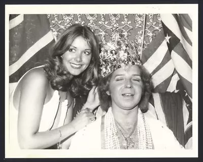 1970s MONTI ROCK III DISCO-TEX & MISS WORLD HELEN MORGAN Original Photo Hdp • $4.99