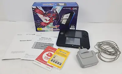 Nintendo 2DS Console Pokemon Y Edition Yvelta Complete In Box W/ Charger • $279.99