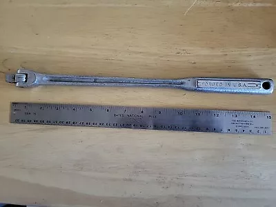 Craftsman 1/2  Drive 15  Long Handle Flex Head Breaker Bar =V= USA • $19.95