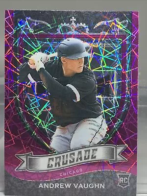 2021 Chronicles Crusade Purple Velocity #15 Andrew Vaughn RC Chicago White Sox • $1.49