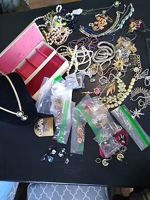 Large Costume  Jewelry Lot~Vintage/ Modern • $59.88