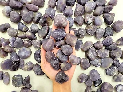 Tumbled Lepidolite Crystal Stones From India Bulk Wholesale Polished Gemstones • $14.95