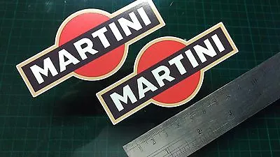 £2.79 • Buy Martini Sticker Decal X2 Vinyl -car, Bike, Laptop, Scooter, 