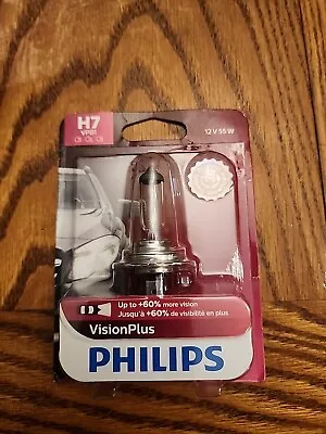 Phillips H7VPB1 VisionPlus Headlight H7 Headlight Bulb • $10.99