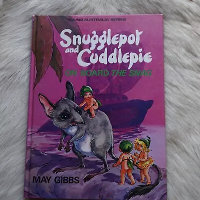 Vintage MAY GIBBS Snugglepot And Cuddlepie On Board The Snag Hardcover Book A4 • $13.38