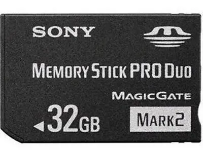 Mark2 Memory Stick MS Pro Duo Memory Card For Sony 32GB PSP And Cybershot Camera • $26.98