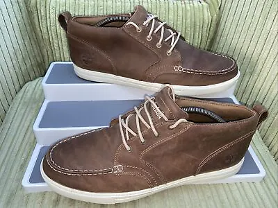 £3.20 • Buy Timberland Fulk Mid-shoes/boots Size 10 Uk Men’s - Nubuck Leather 6435A VGC!