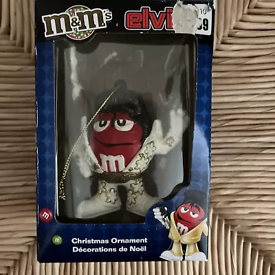 M & M's Elvis White Suit Kurt Adler Ornament 2008 New Box Shows Wear • $10.99