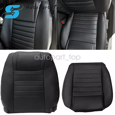 Left Front Driver Bottom & Top Leather Seat Cover For 2005-2009 Ford Mustang GT • $73.49