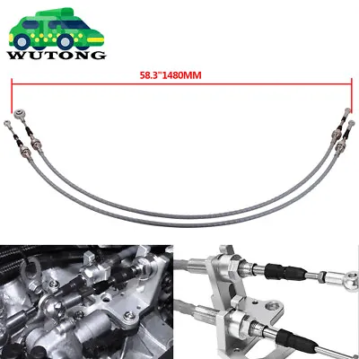 H F Series Shift Linkage Shifter Box Cables H22 H23 Swap For Honda RSX Acura EG6 • $85.85
