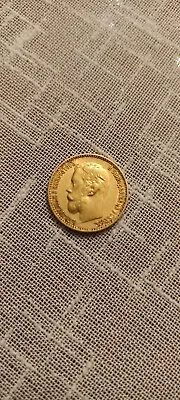 1898 AP Russia 5 Roubles Nicholas II Gold Coin 100% Original  • $550