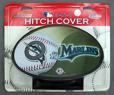 MLB Florida Marlins Car Truck Vehicle 3 In 1 Grille Hitch Cover - Made In USA • $22.46