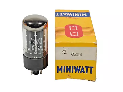 Gz34 /5ar4 Mullard/philips /miniwatt  Tube Tested With Roetest V10 New/nib Qty-1 • $250