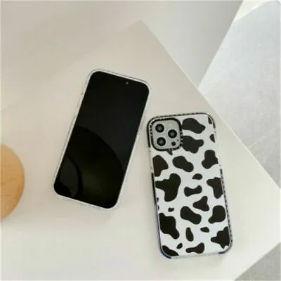 Cute Floral For IPhone 12 11 Pro Max XS XR 7 8 Phone Case Cow Cartoon Shockproof • $13.61