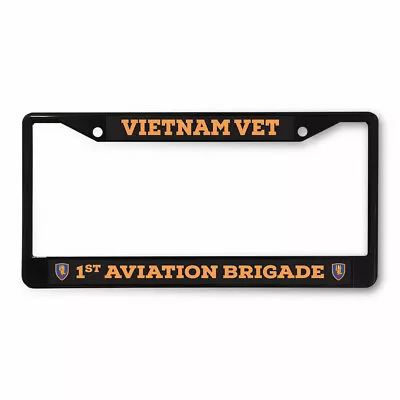 License Plate Frame Vinyl Insert Vietnam Vet 1St Aviation Brigade Veteran Logo • $17.99