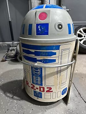 1983 Star Wars R2-D2 Toy Toter Toy Box Almost 3ft Tall Rolling Wheels Droids • $175