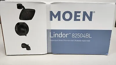 Moen Lindor 82504BL Complete Shower System - Black • $227.99