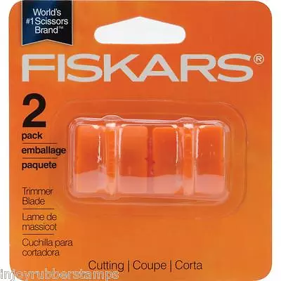 $6.89 • Buy Fiskars Paper Trimmer Refill Blade Cartridges Twin Pack G9596, Straight, Style G