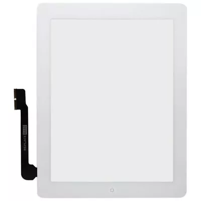 Touch Screen Assembly For Apple IPad 3 White Replacement Adhesive Digitizer UK • £5.45