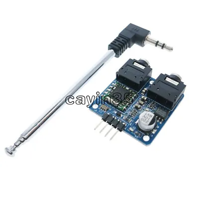 TEA5767 FM Stereo Radio Module For Arduino 76-108MHZ With Free Cable Antenna • £4.48