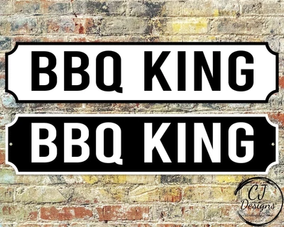 £22.99 • Buy BBQ King- Street Sign Road Sign Weatherproof, Hot Tub, Home Pub Decor Garden