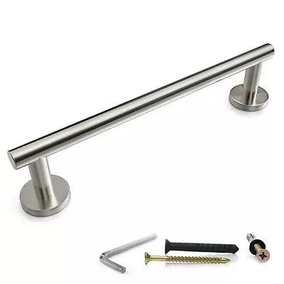 12 Inch Brushed Nickel Bathroom Kitchen Towel Bar Hanger Holder Rack Wall Mount • $14.49