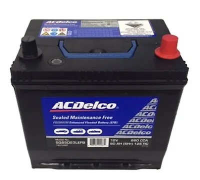 Acdelco Sq85d23l / Q85 / Mfd23ef / Ssefbd23 Start Stop Battery Brand New 2 Yr Wt • $269