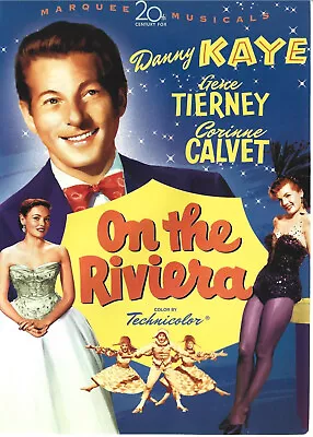 On The Riviera - (rare 50's  Musical)  Starring  Danny Kaye  (region  1  Only) • £6