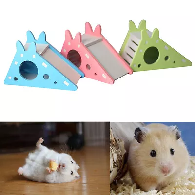 £2.89 • Buy Hamster Hideout House Cage Accessories Slide Ladder Guinea Pig Pet Exercise Toy