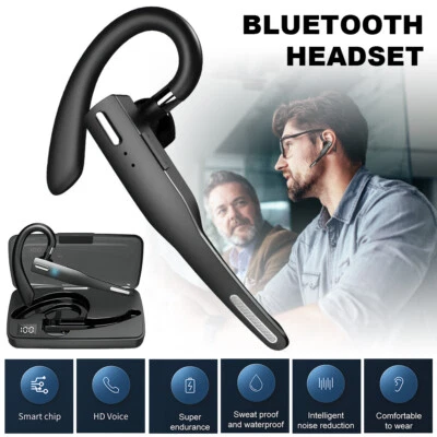 $24.99 • Buy Bluetooth Wireless Headphones With Mic Business Driver Portable Earphone Headset