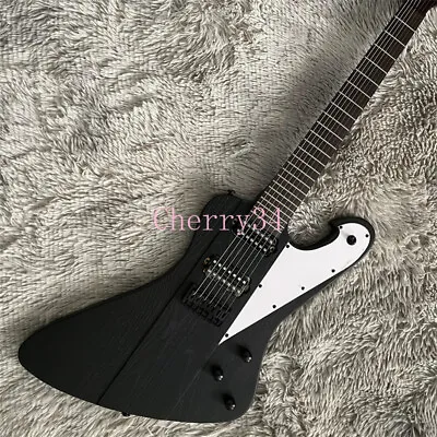 Matt Black 7 String FTM33 Electric Guitar 2 Humbuckers Black Hardware • $315.56