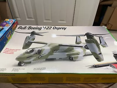 $14.75 • Buy Vintage 1989 Testors Bell Boeing V-22 Osprey Model Helicopter 1/48 -Complete