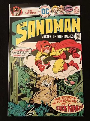 The Sandman 4 8.0 8.5 Dc 1975 Jack Kirby Mylite 2 Double Boarded High Grade Eg • $19.99