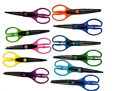 Paper Edgers Decorative Edged Scissors Set Of 11 Various Design Craft Adult Teen • $9.87