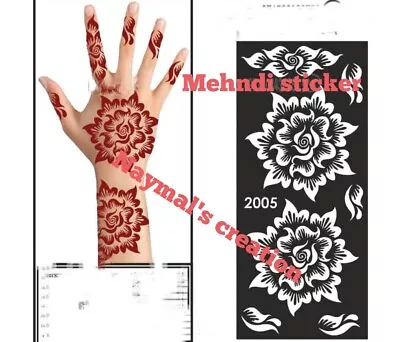 Henna Stencils Mehndi • £4.99