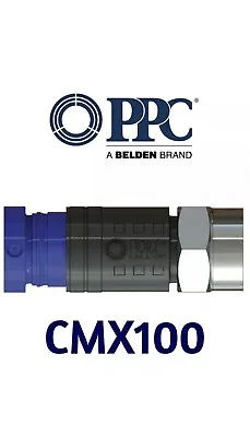 Single Cable F Type Compression F Connectors Cmx100 Belden Fs🇬🇧🇬🇧 • £6.99