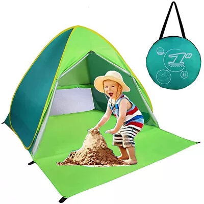 Infant 50+ UV/UPF Pop Up Beach Tent Camping Beach Shade Sun Shelter Protection • £10.98