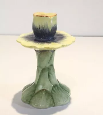 Vietri Candle Stick Holder Daffodil Made In Italy 53/4” Tall • $10.20