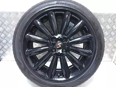 MINI R56 17  Black Infinite Stream Spoke R116 Alloy Wheel Rim & Tyre 7J 6795455 • $147.98