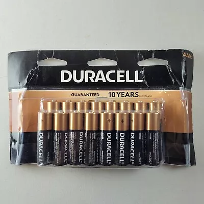 16-Pack Duracell Coppertop AA Alkaline Battery - EXP March 2027 - Package Worn • $10