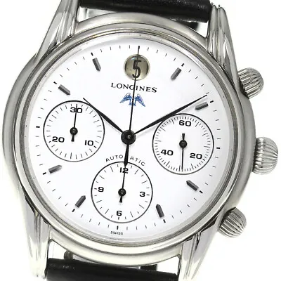 LONGINES Monument L4.661.4 Chronograph White Dial Automatic Men's Watch_798788 • $997.12