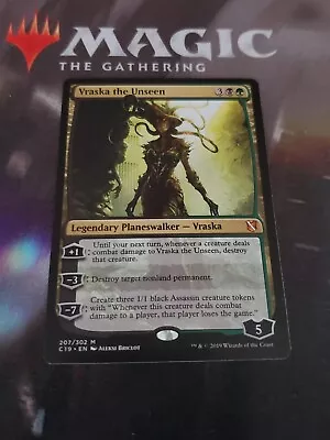 MTG. Vraska The Unseen. Commander 2019. 207/302. Light Play  • $1.99