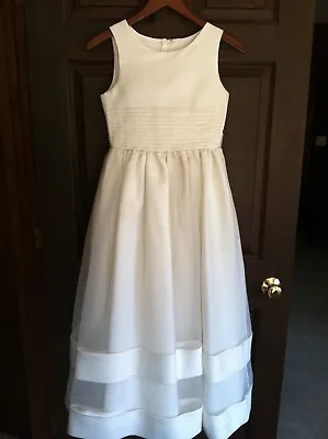 Sweetie Pie Ivory Girls Flower Girl Wedding Pagent Dress 10 Style 106 • £29.75