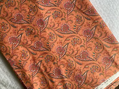 Vintage Charles Demery “Tissu Souleiado” Paisley/Floral French Fabric 8+ Yards • $299