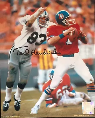 Oakland Raiders Autographed 8x10 Photo - Ted Hendricks - Official NFL Licensed • $25