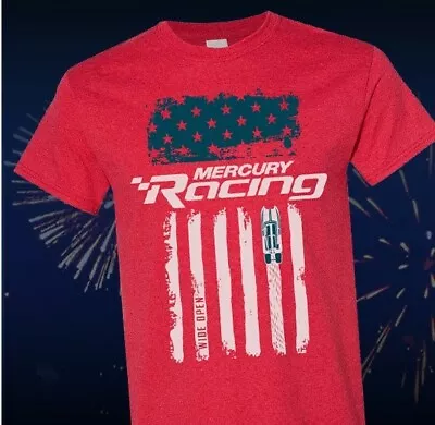 Mercury Racing Independence Day Core Cotton T-shirt • $18.95