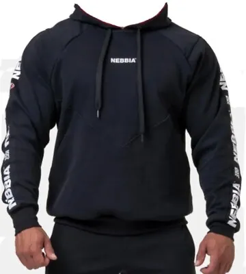 UK M. Genuine Mr Olympia Nebbia Unlock The Champion Hoodie 194. Black. New+tag • £87.75